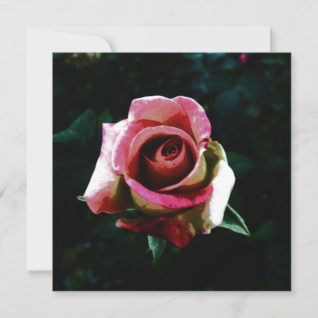 rose   invitation (Front)