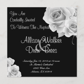 Rose Invitation (Noir)