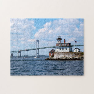 Rose Island Lighthouse, Rhode Island Jigsaw Puzzle
