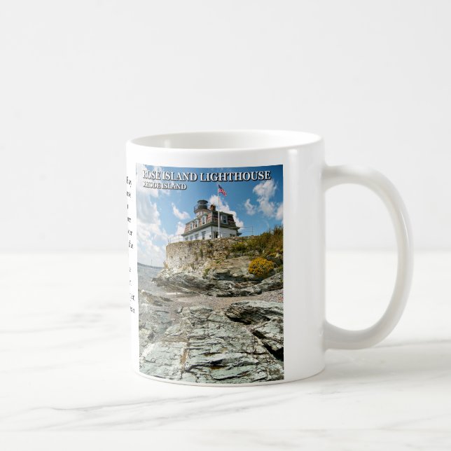 Rose Island Lighthouse, Rhode Island Mug (Right)