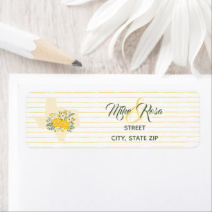 Rose jaune du Texas - En vichy Mariage d'État