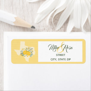 Rose jaune du Texas - En vichy Mariage d'État