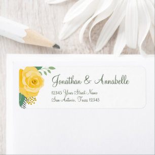 Rose jaune du Texas Mariage