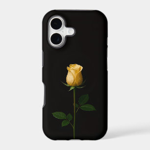 Rose jaune ensoleillée Black 4 Luxe iPhone 17 Mate