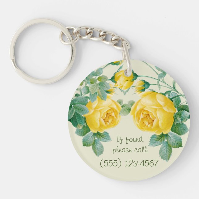 Rose jaune vintage (Devant)