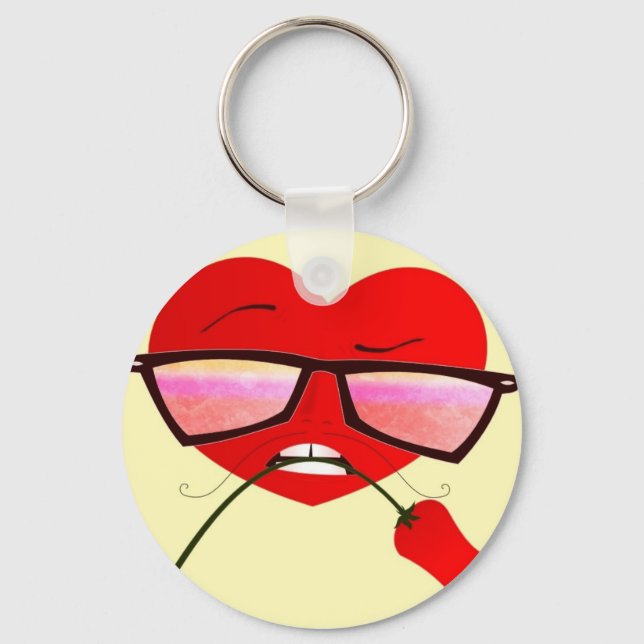 rose keychain (Front)