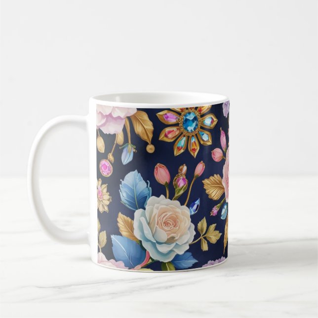 Rose Koffie of Thee Mok Coffee Mug (Left)
