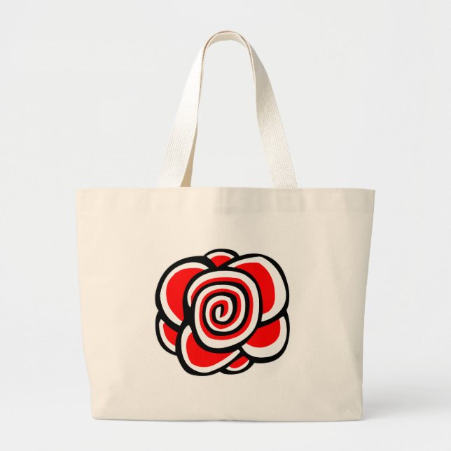 Rose Large Tote Bag (Front)