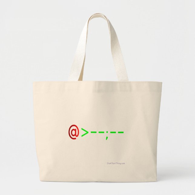 Rose Large Tote Bag (Front)