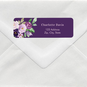 Rose lavande violet fleurs rose retour adresse