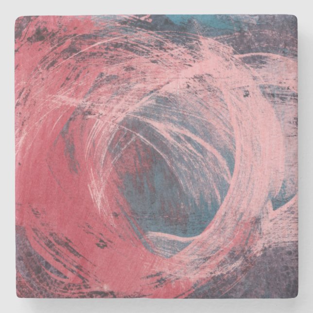 Rose Light I Stone Coaster (Front)