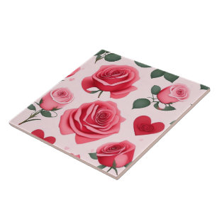 Rose Love Modern Vintage Collection Tile