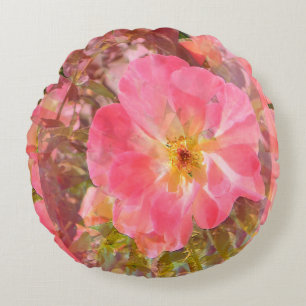 Rose Love....... Round Pillow