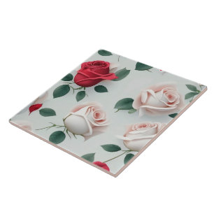 Rose Love Trendy Vintage Collection Tile