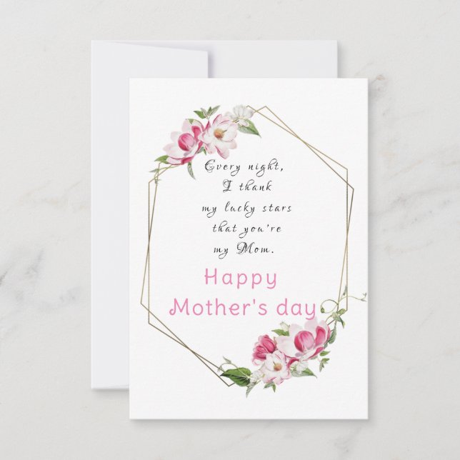 Rose Lover Flat Greeting Card (Front)