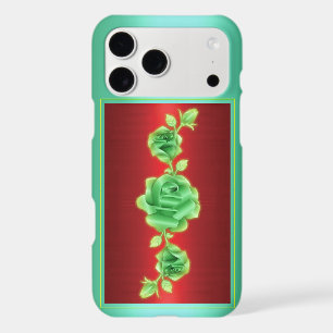 Rose Lovers Design Metallic Green Gift