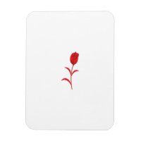 Rose Madder, Lava Red, floral Design
