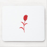 Rose Madder, Lava Red, floral Design