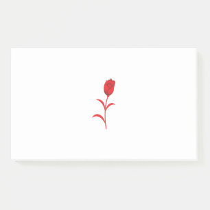 Rose Madder, Lava Red, floral Design Post-it Notes