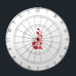 Rose Madder, Thunderbird floral design Dartboard<br><div class="desc">The thrill of the game. The tension in the air. The moment the dart leaves your fingertips, aiming for perfection. Every dartboard tells a story—of victories celebrated, rivalries ignited, and skills honed over countless throws. Whether you're a seasoned player chasing the bullseye or a casual competitor crafting unforgettable moments, this...</div>