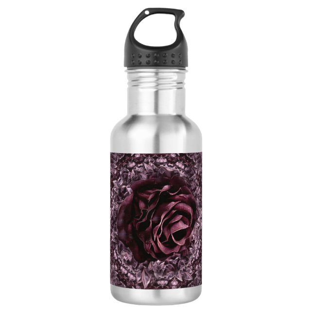 Rose Mandala  710 Ml Water Bottle (Front)