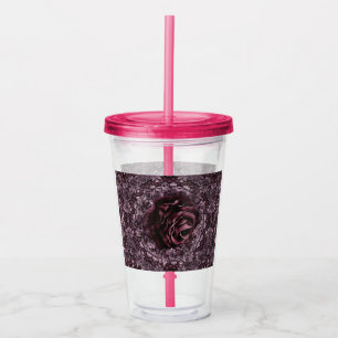 Rose Mandala  Acrylic Tumbler