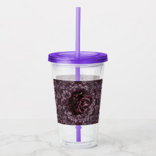 Rose Mandala  Acrylic Tumbler