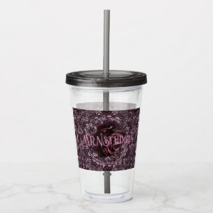 Rose Mandala  Acrylic Tumbler
