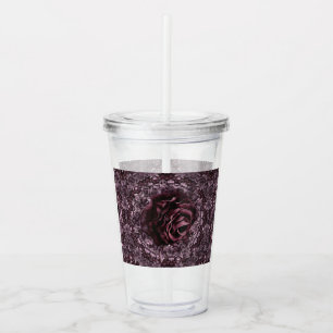 Rose Mandala  Acrylic Tumbler