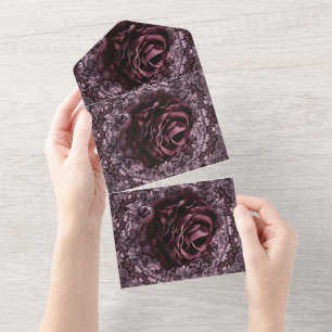 Rose Mandala  All In One Invitation