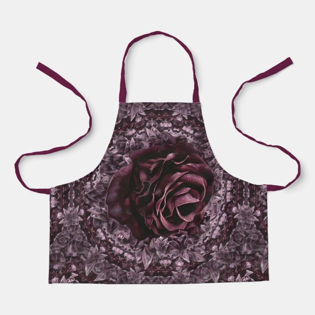 Rose Mandala  Apron (Front)