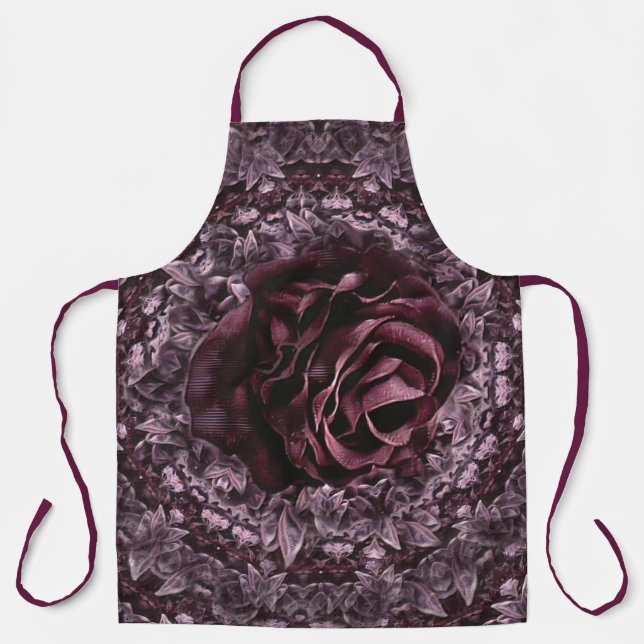 Rose Mandala  Apron (Front)