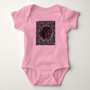 Rose Mandala  Baby Bodysuit