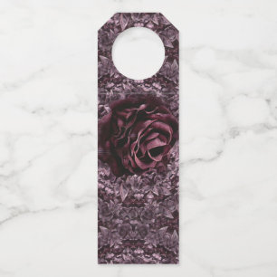 Rose Mandala Bottle Tag