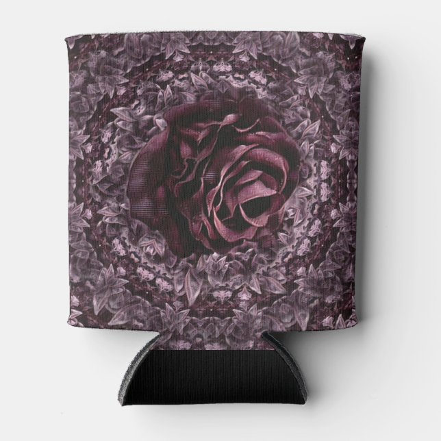 Rose Mandala  Can Cooler (Front)