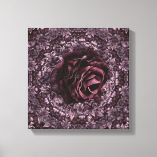 Rose Mandala  Canvas Print