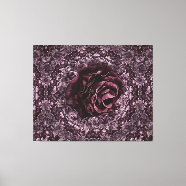 Rose Mandala  Canvas Print (Front)