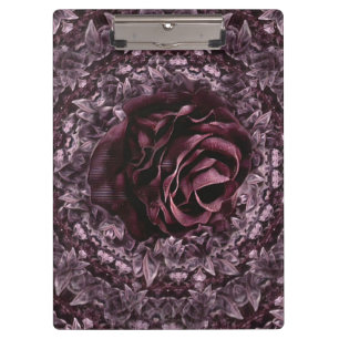 Rose Mandala Clipboard