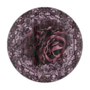 Rose Mandala Cutting Board
