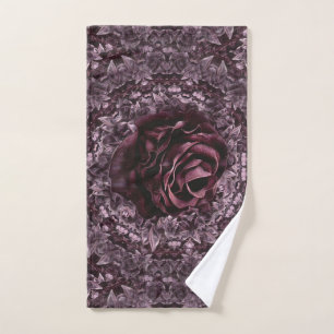 Rose Mandala  Hand Towel