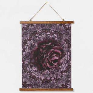 Rose Mandala Hanging Tapestry