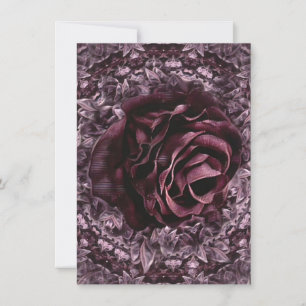 Rose Mandala Holiday Card