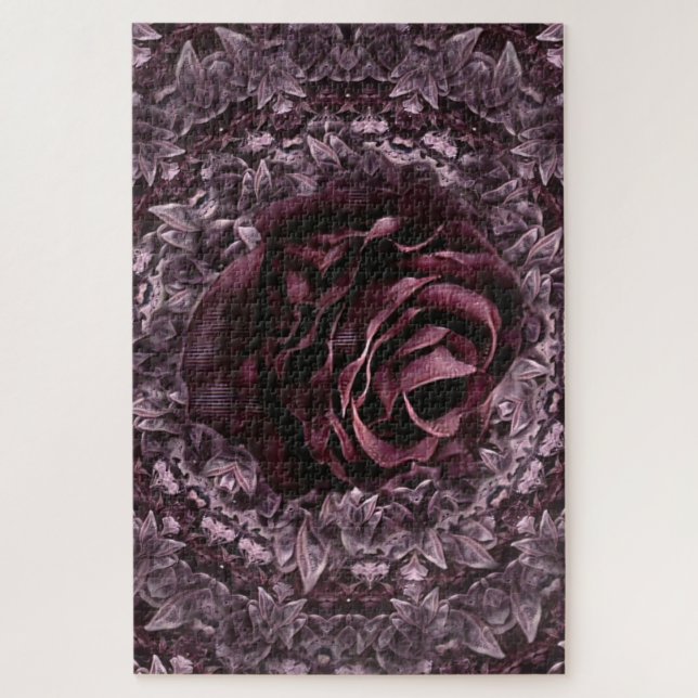 Rose Mandala  Jigsaw Puzzle (Vertical)