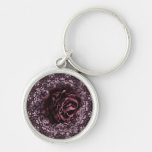 Rose Mandala Keychain