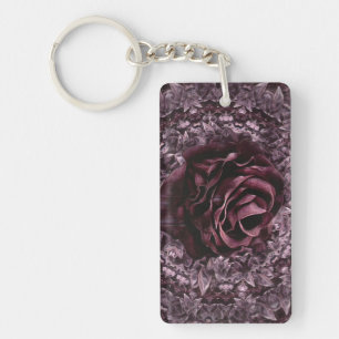 Rose Mandala Keychain