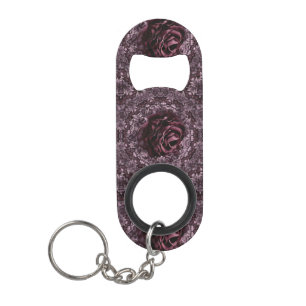 Rose Mandala Keychain Bottle Opener