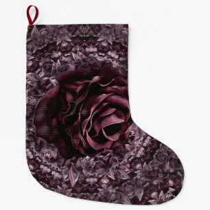 Rose Mandala Large Christmas Stocking