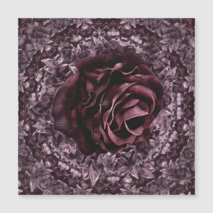 Rose Mandala  Magnetic Invitation