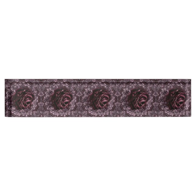Rose Mandala  Nameplate (Front)