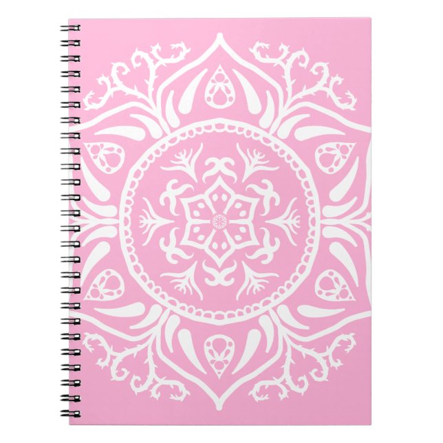 Rose Mandala Notebook (Front)